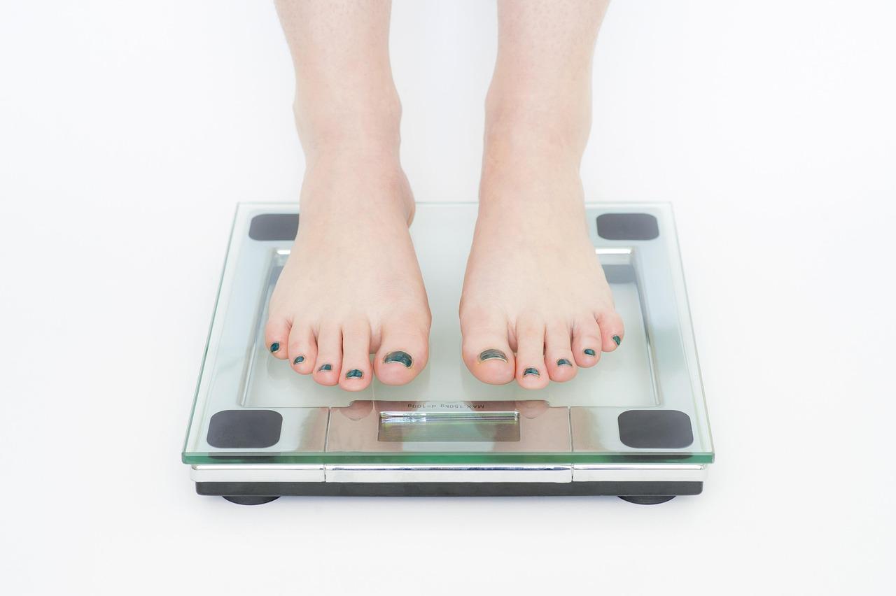 Flexible measuring tape wrapped around a healthy whole wheat food plate